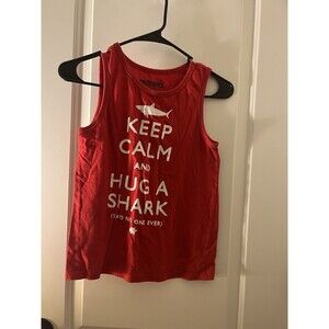 BROTHERS Boys Graphic Print Sleeveless T-Shirt Tank Top Size S(8) Multi-Color